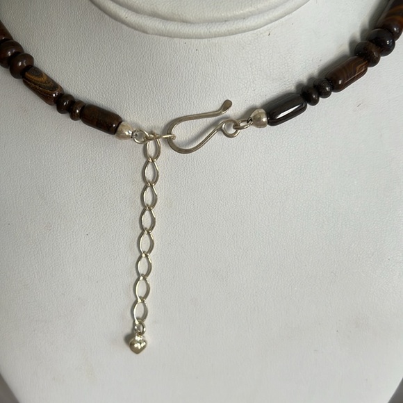 Jay King Mine Finds Brown Jasper Beaded Necklace - Picture 3 of 9